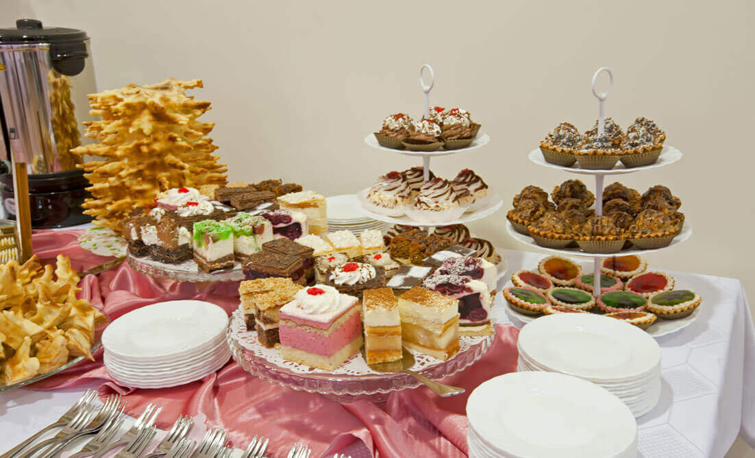 Catering desserts
